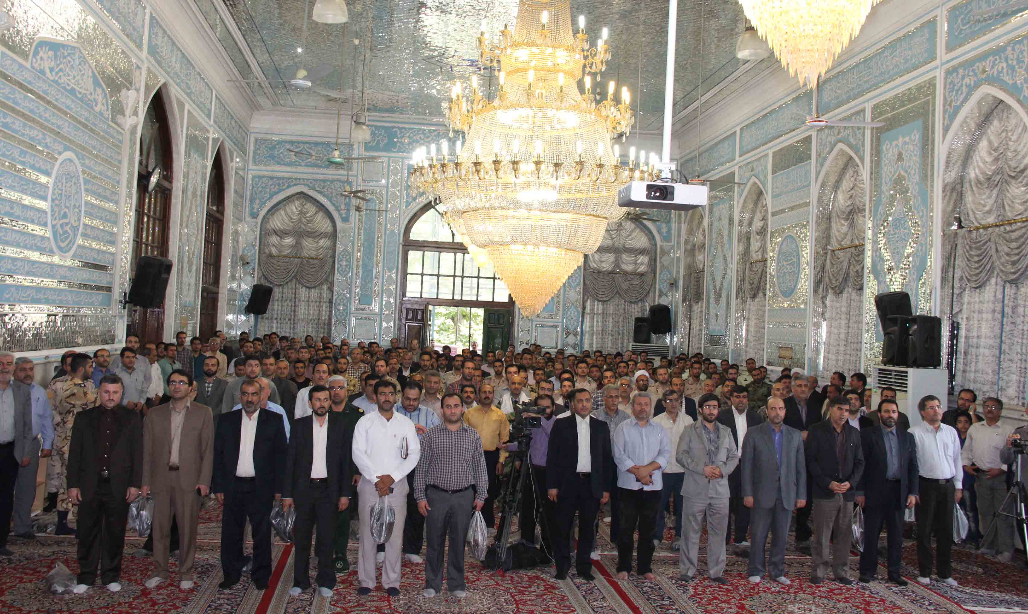 حضور مهندس صفدری درمراسم یادواره شهیدان رجایی و باهنر و شهدای کارمند استان 1