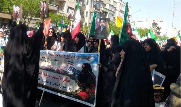 برگزاری اجتماع و رزمایش بزرگ دختران جان فدای ایران به مناسبت ولادت حضرت معصومه سلام الله علیها و روز دختر