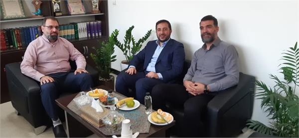 جلسه دیدار و نشست صمیمی رئیس مرکز حراست وزارت با فرمانده مرکز مقاومت بسیج