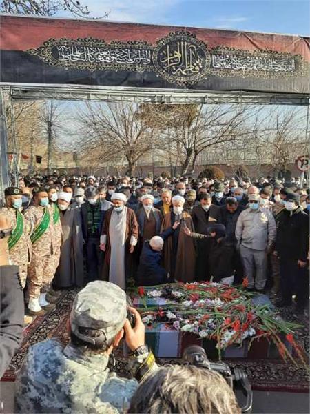 تصاویر برگزاری مراسم تشییع پیکر شهدای گمنام