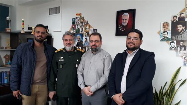 نشست صمیمی با مدیر مرکز خدمات کارکنان سپاه تهران