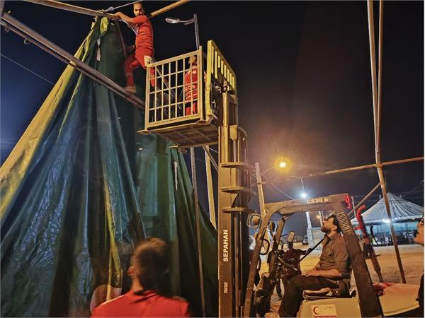 در راه خدمت به زائران اباعدلله الحسین ع