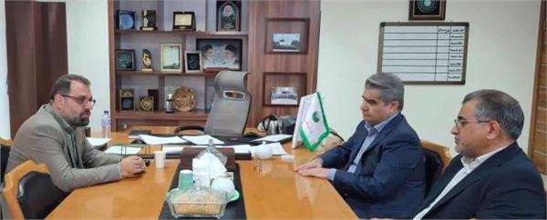 دیدار با مدیر شعب پست بانک استان خراسان رضوی